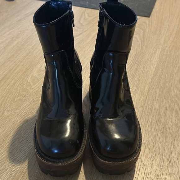 Jeffrey Campbell Chunky Sidezip platform boots - Picture 2 of 5